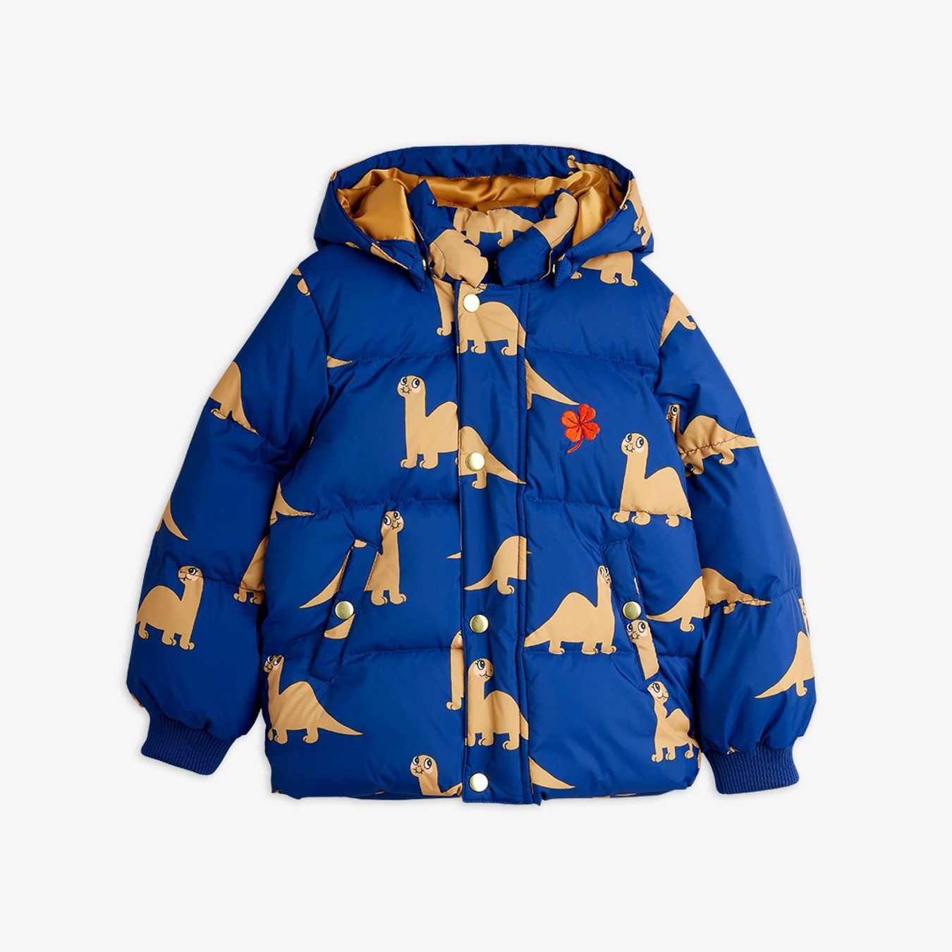 Dinos hooded puffer jacket