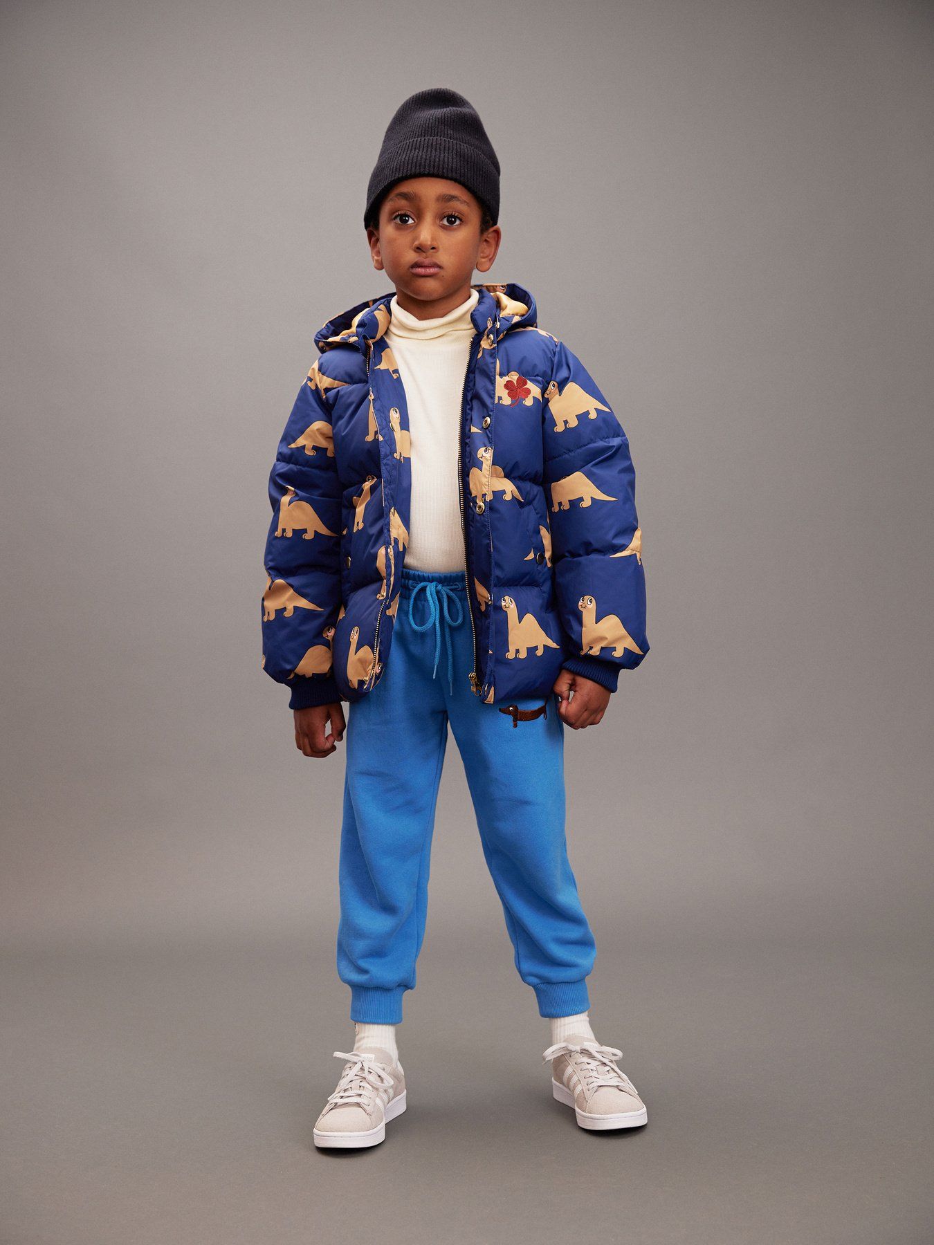 Dinos hooded puffer jacket