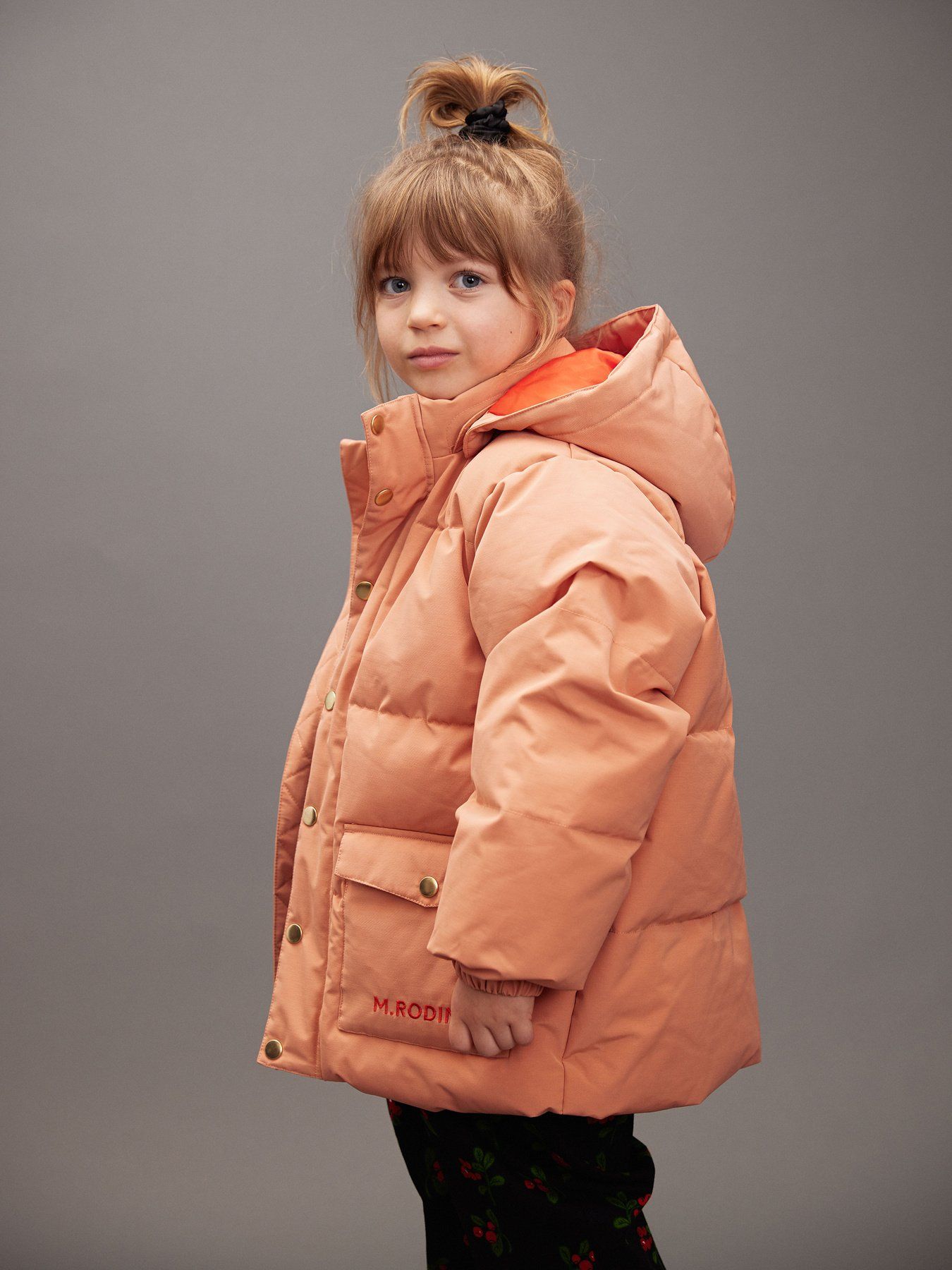 Solid heavy puffer jacket