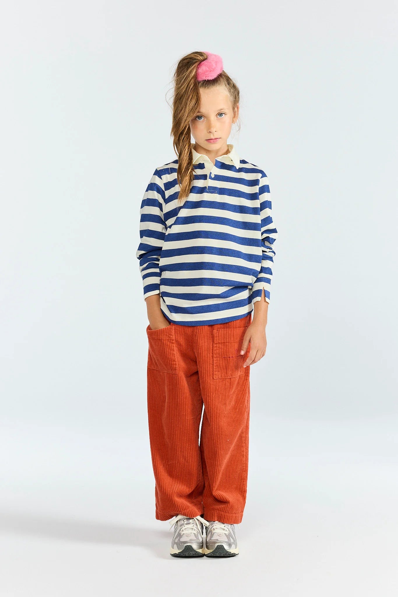 Stripes Navy Eel Polo Shirt