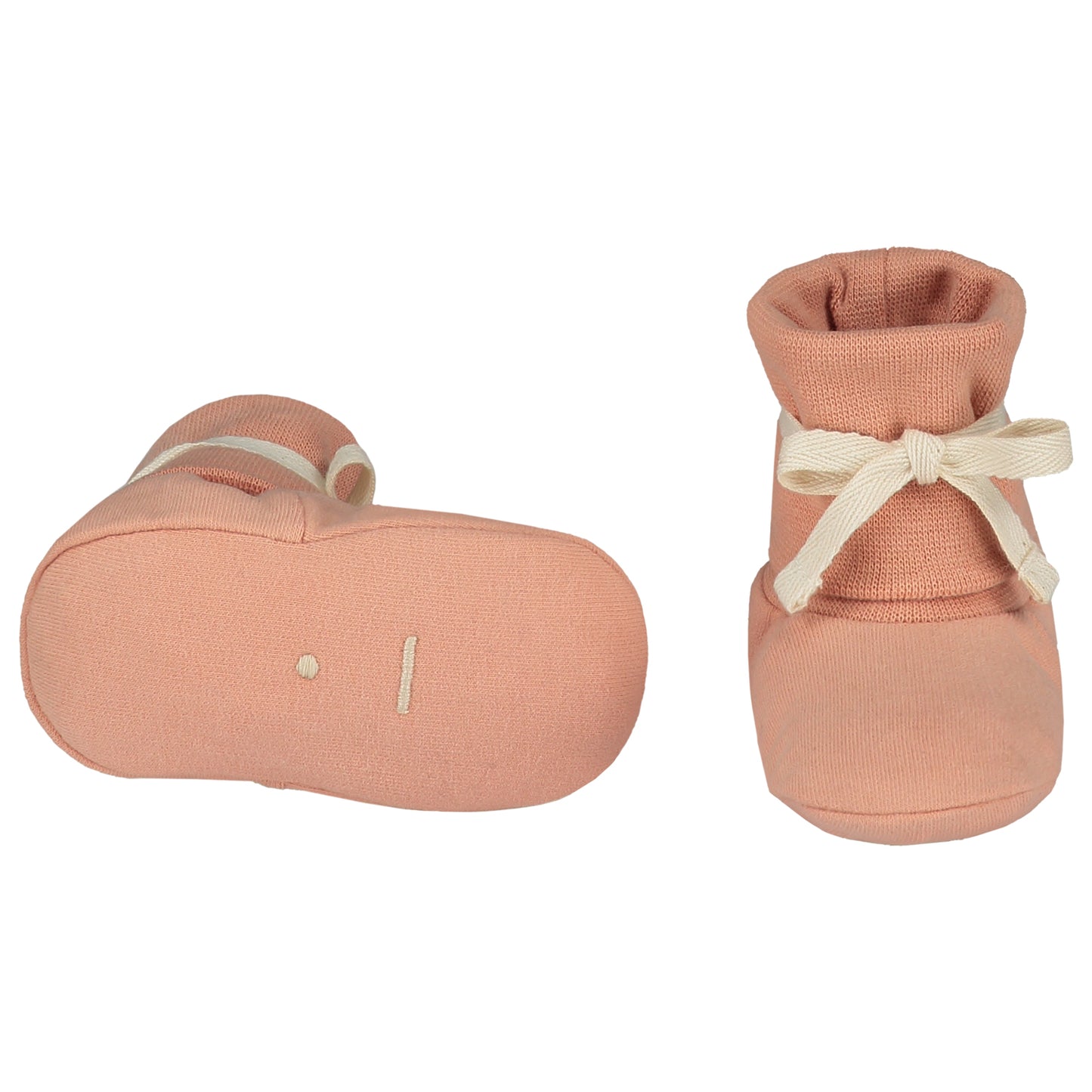 Baby Ribbed Booties pink