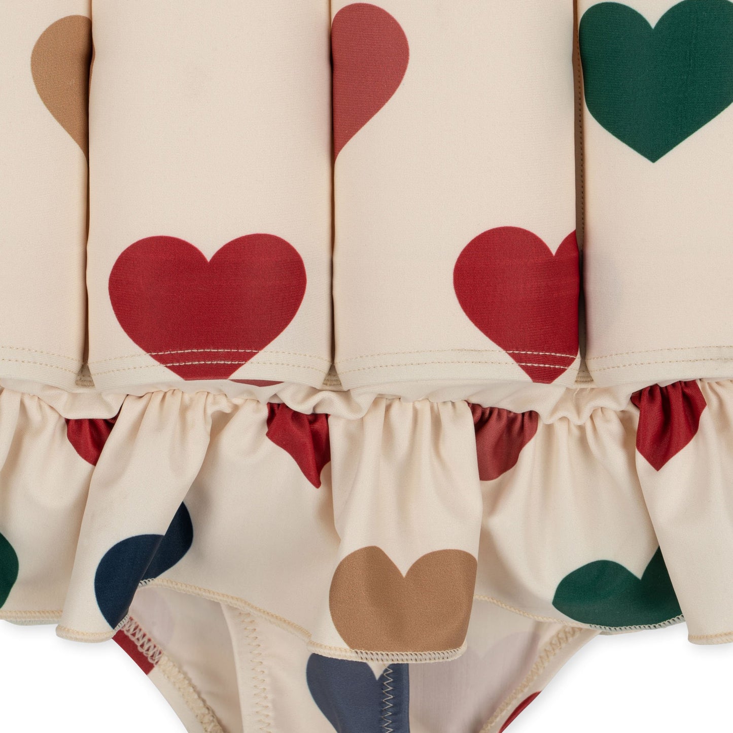 Float frill swimsuit - bon coeur coloré