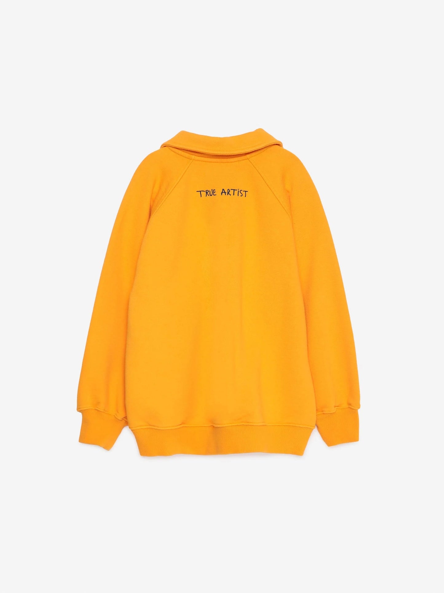 Polo Sweatshirt in Tangerine