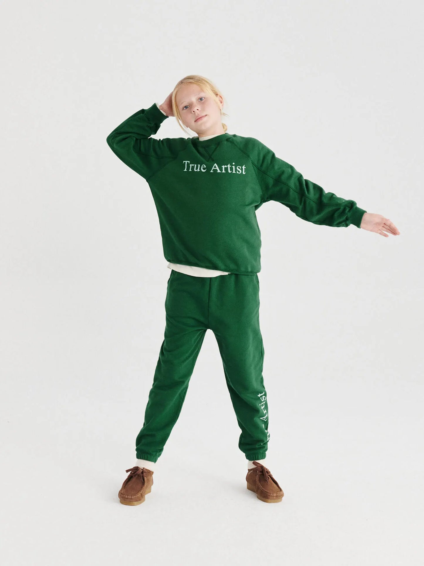 Sweatshirt in Verdant Green