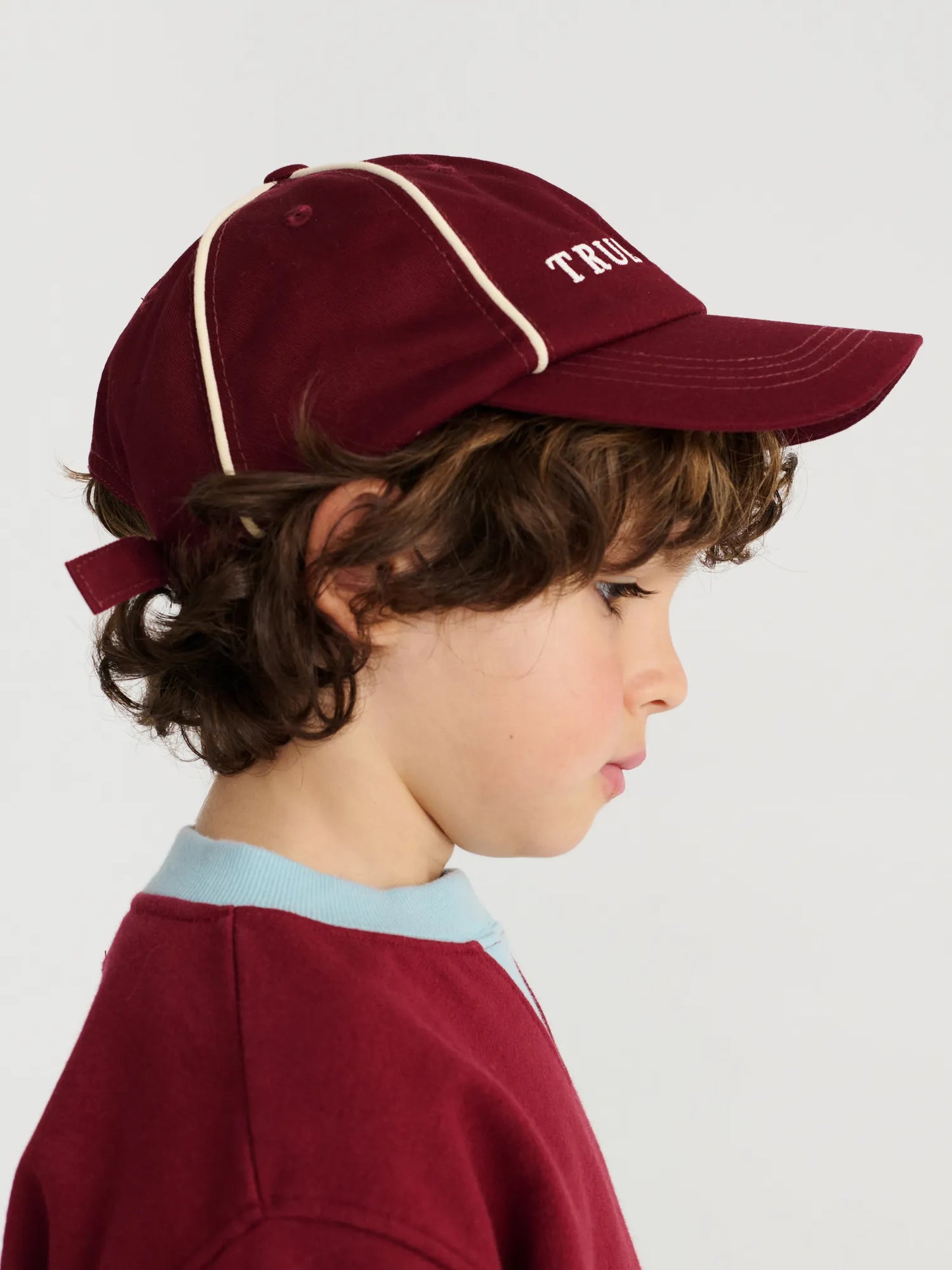 Cap in Burgundy Red