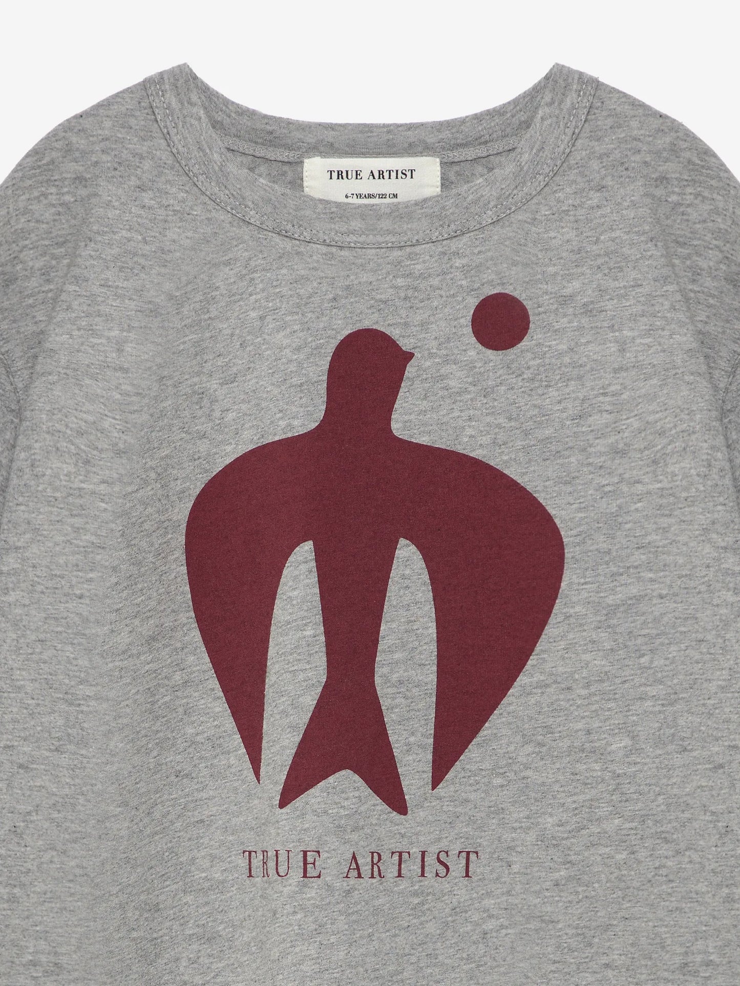 T-shirt in Melange Grey