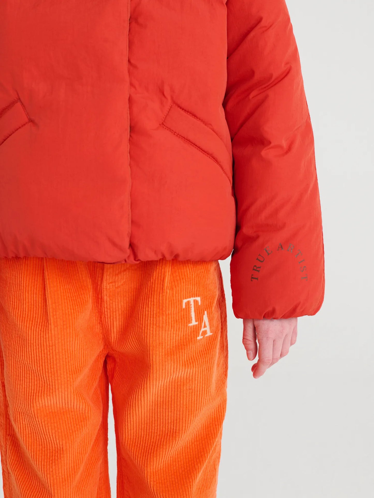 Padded Jacket in Autumn Fig