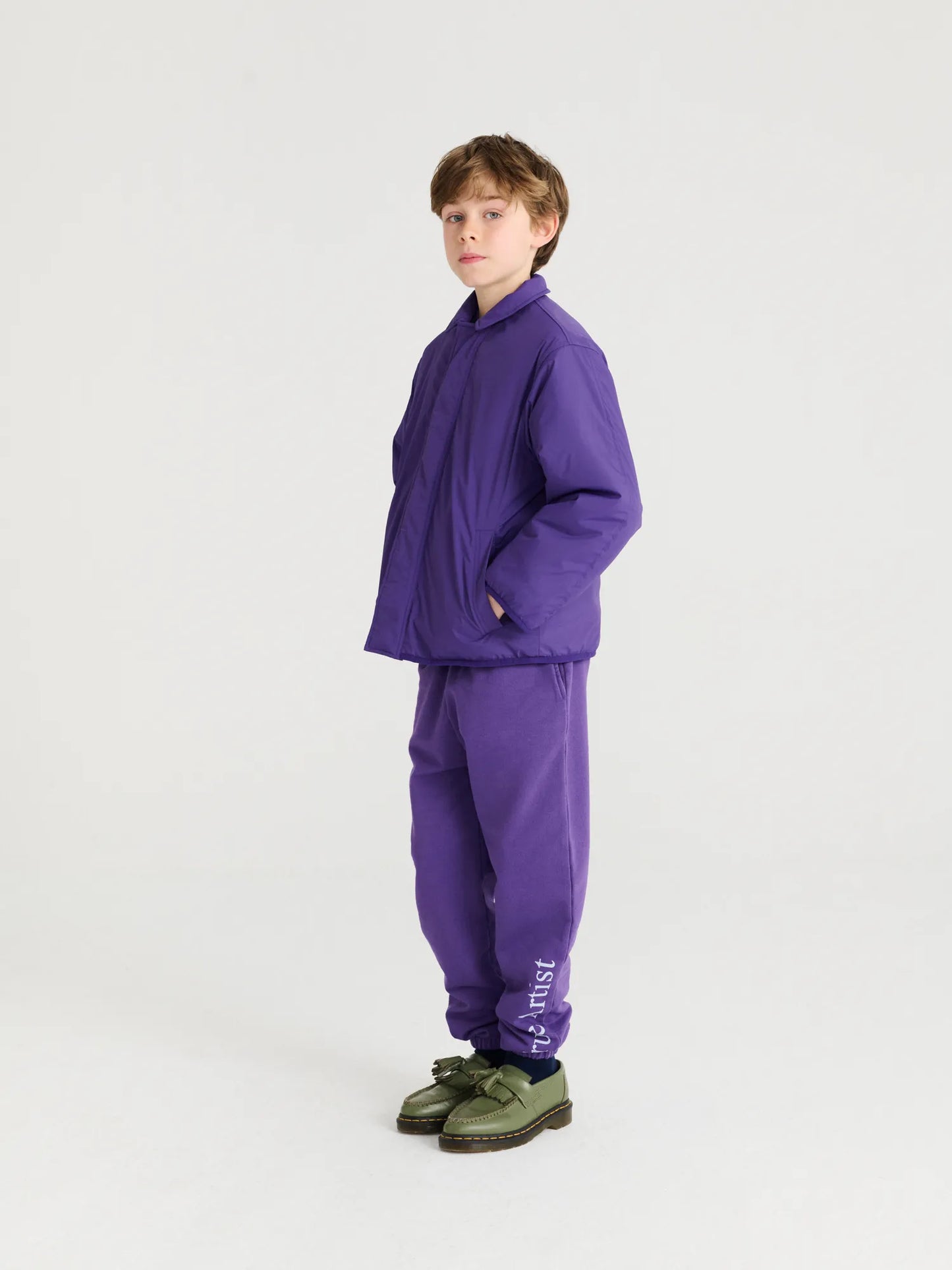 Reversible Jacket in Violet Indigo