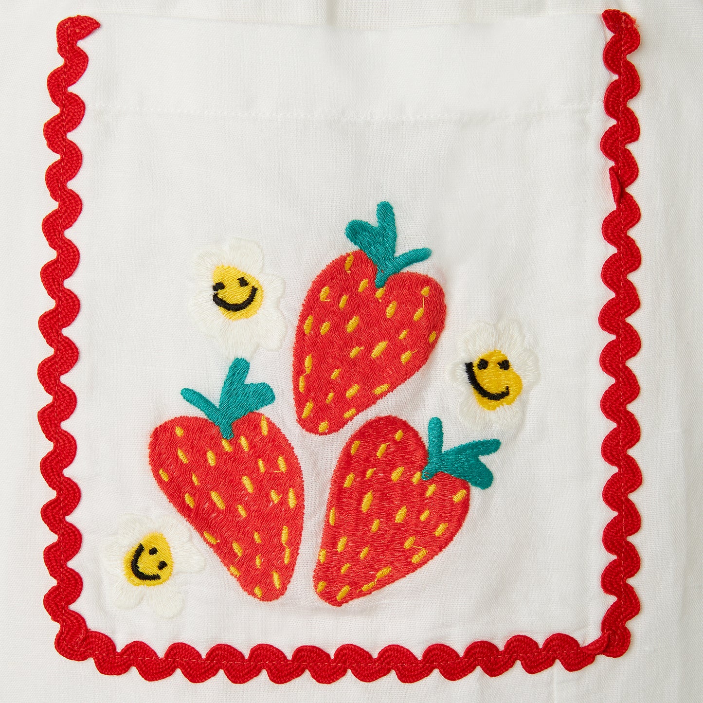 Strawberry cotton & linen dress