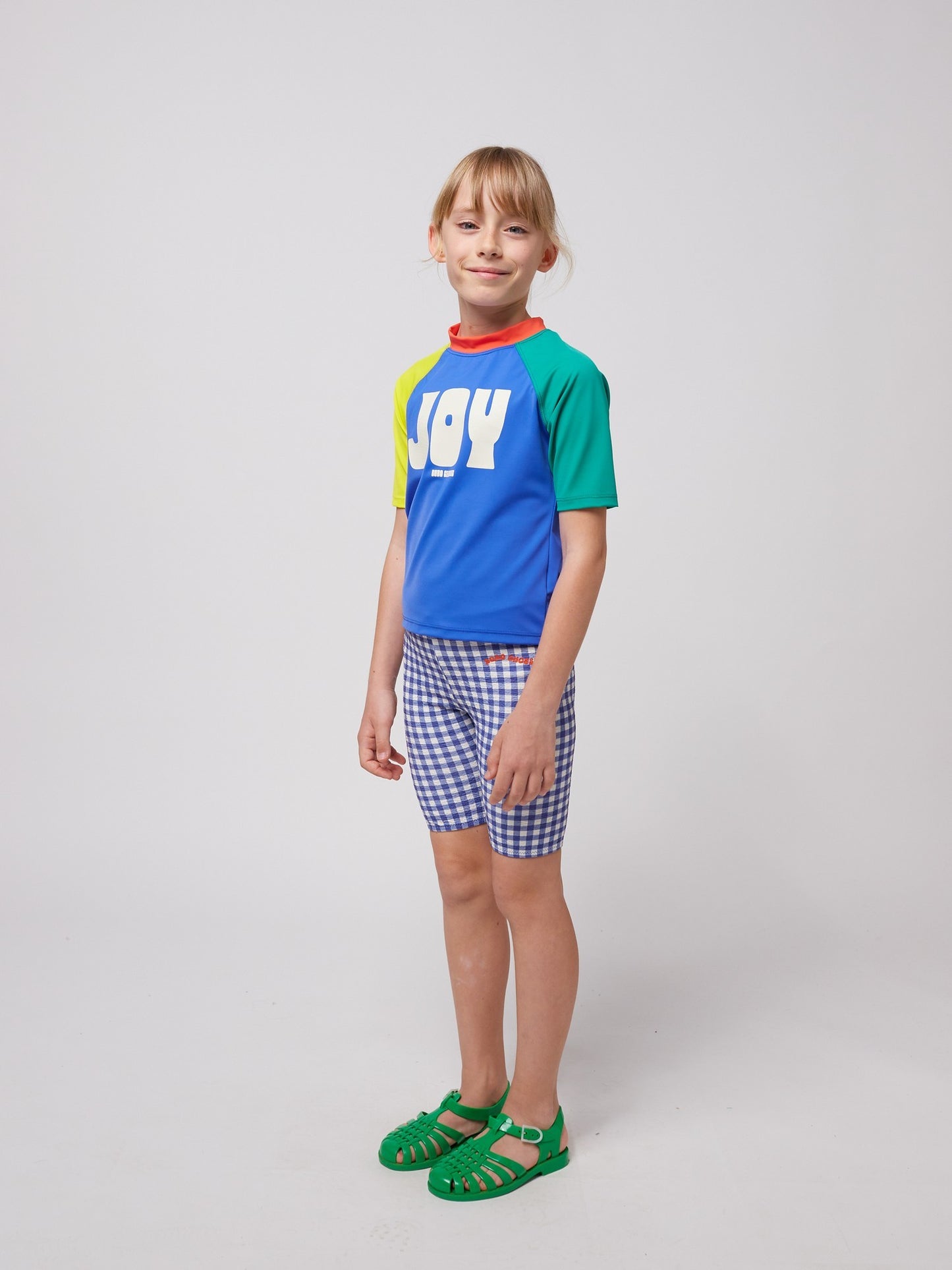 Joy color block swim T-shirt