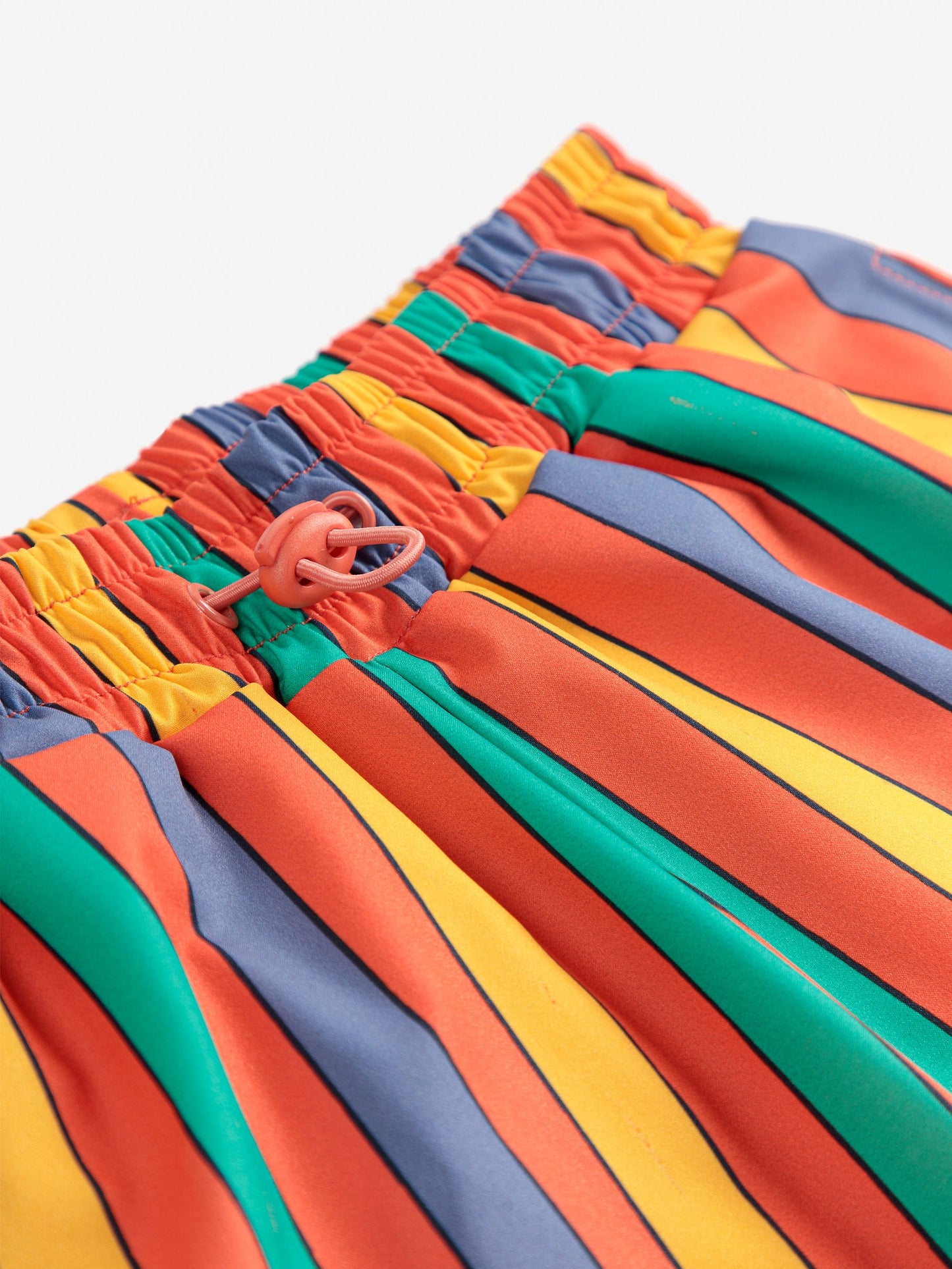 Multicolor Stripes swim board shorts