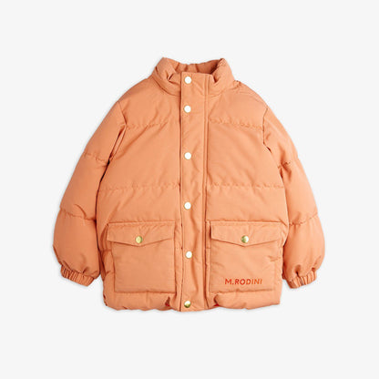 Solid heavy puffer jacket