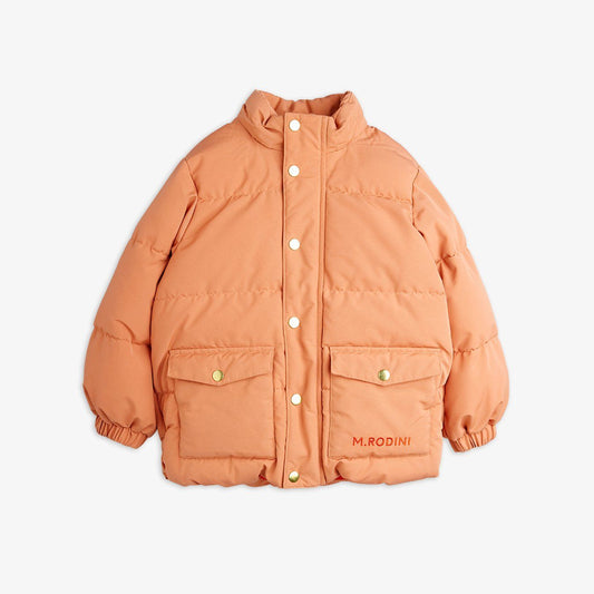 Solid heavy puffer jacket
