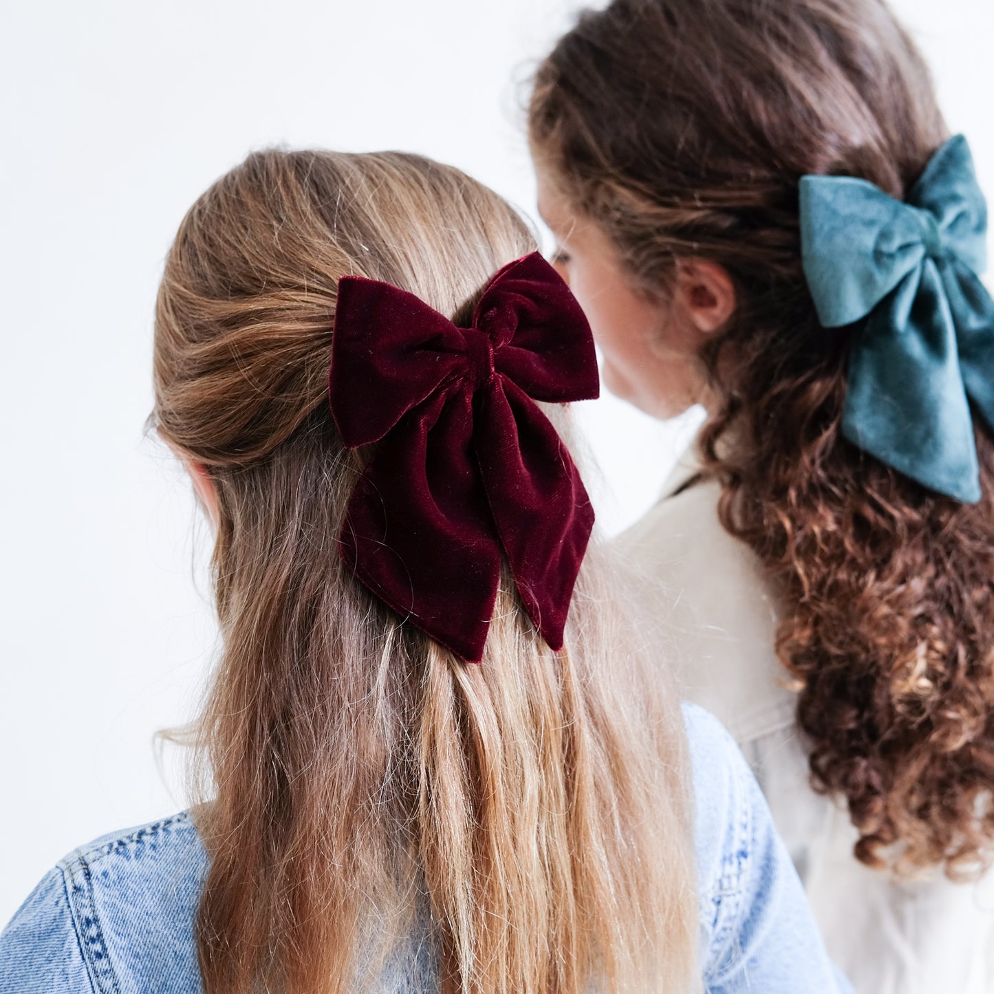 Agnes oversize bow pack - burgundy