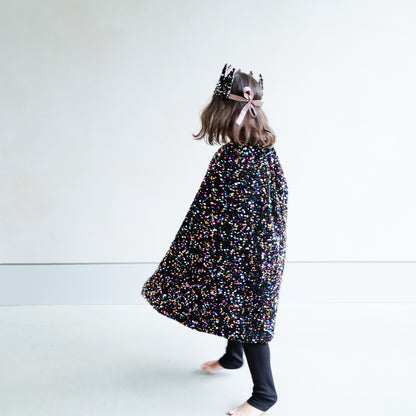 Rainbow dazzle sequin crown
