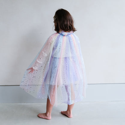 Ombre rainbow cape
