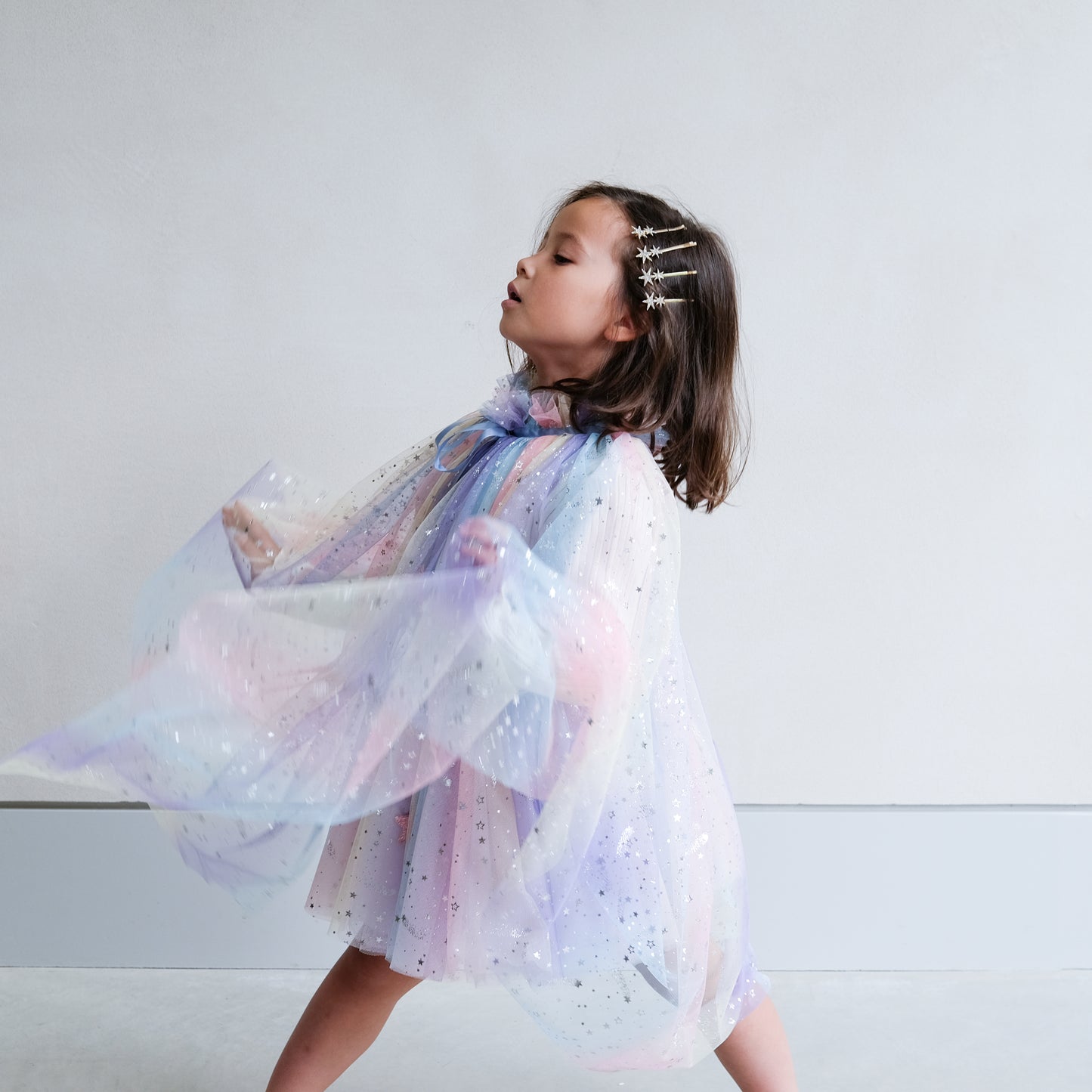 Ombre rainbow cape