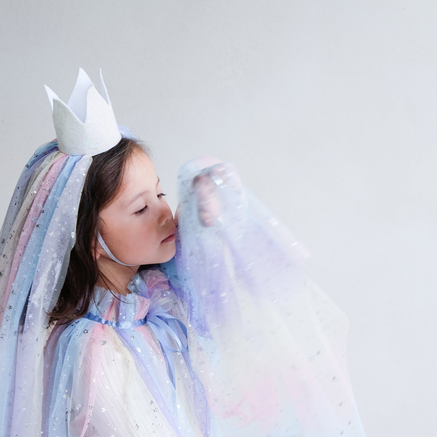Ombre rainbow cape