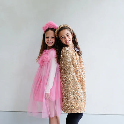 Sequin cape