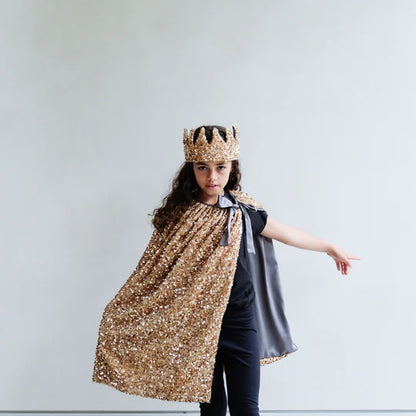 Sequin cape