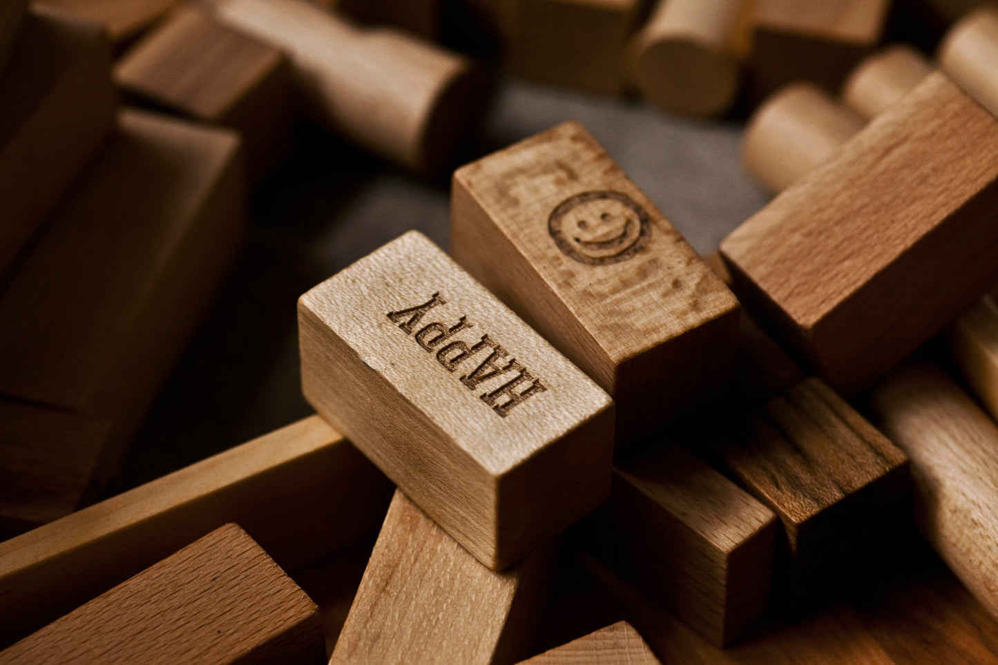 Wooden Blocks Peace & Love Blocks XL - 72 Pcs