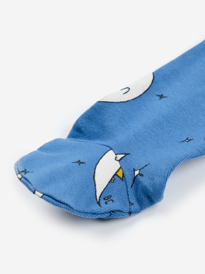 Baby Beneath The Moon footed leggings