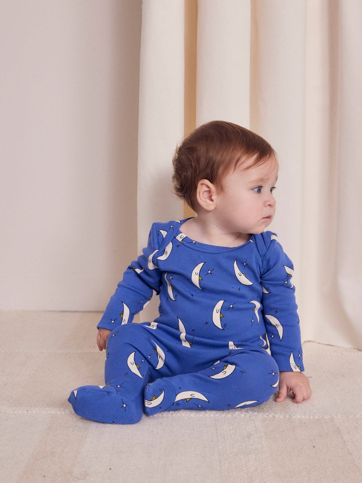 Baby Beneath The Moon footed leggings