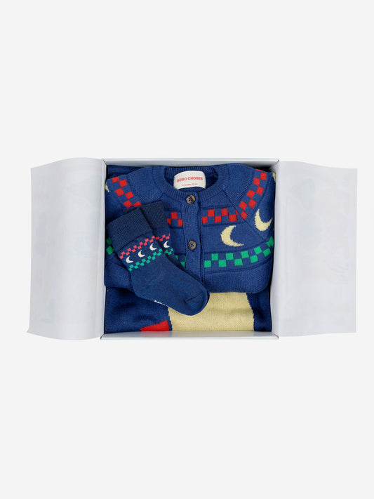 Beneath The Moon knitted overall gift set