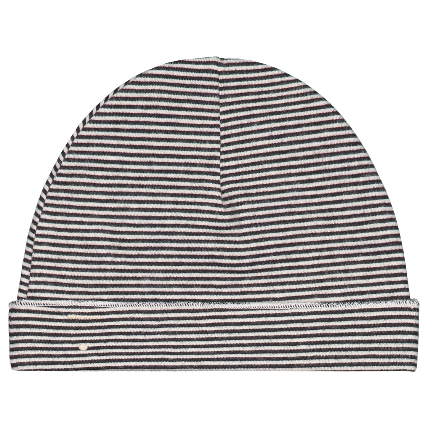 Baby Beanie - Grey/White