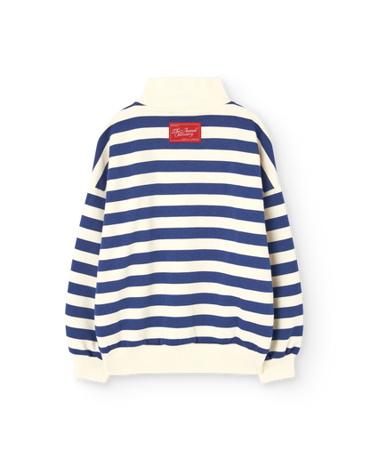 Stripes Navy Blowfly Sweatshirt