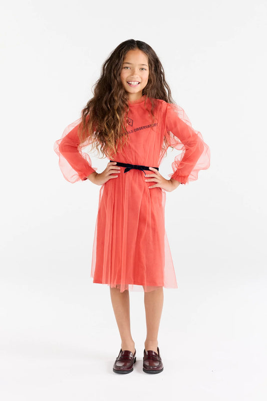 Red Tulle Tortoise Dress