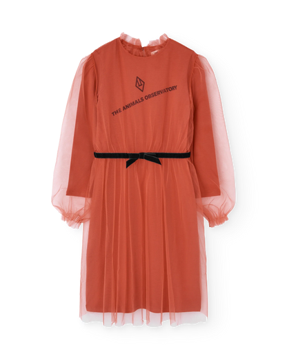 Red Tulle Tortoise Dress