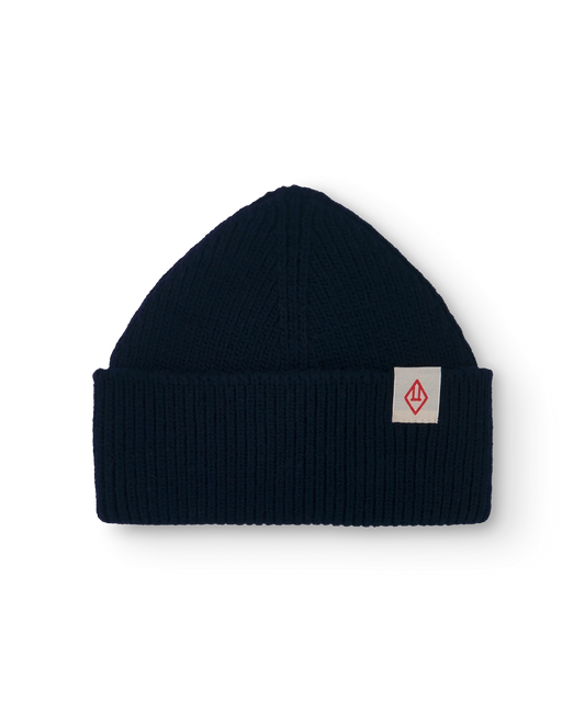 Navy Pony Beanie