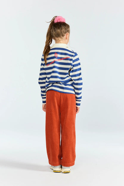 Stripes Navy Eel Polo Shirt