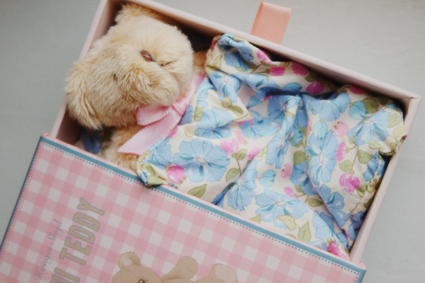 TINY TEDDY DISPLAY 12 PCS PINK