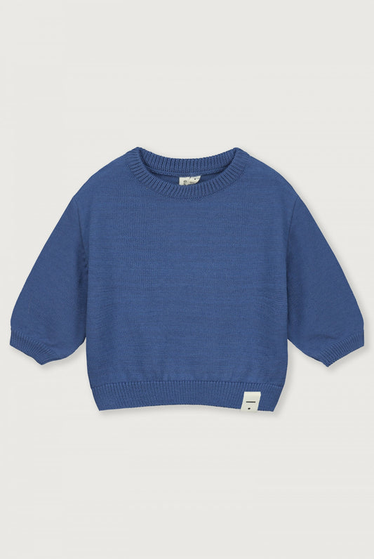 Baby Knitted Jumper - Blue Moon