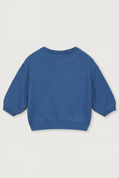 Baby Knitted Jumper - Blue Moon