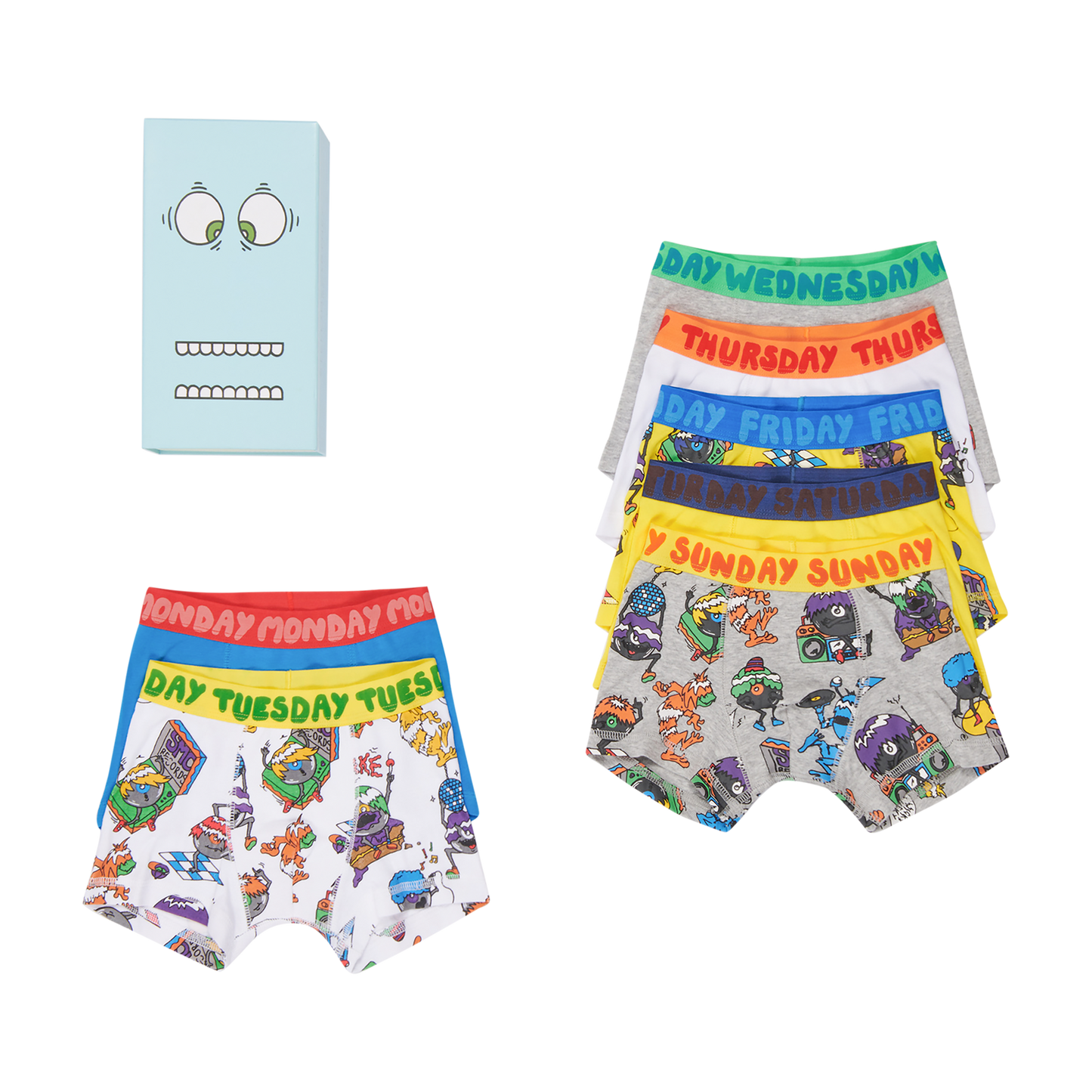 Music monsters boxers set