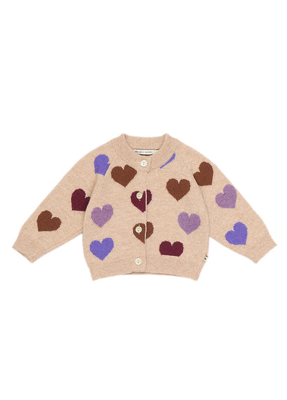 Hearts Baby Cardigan