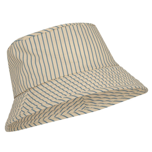 Asnou bucket hat - stripe bluie