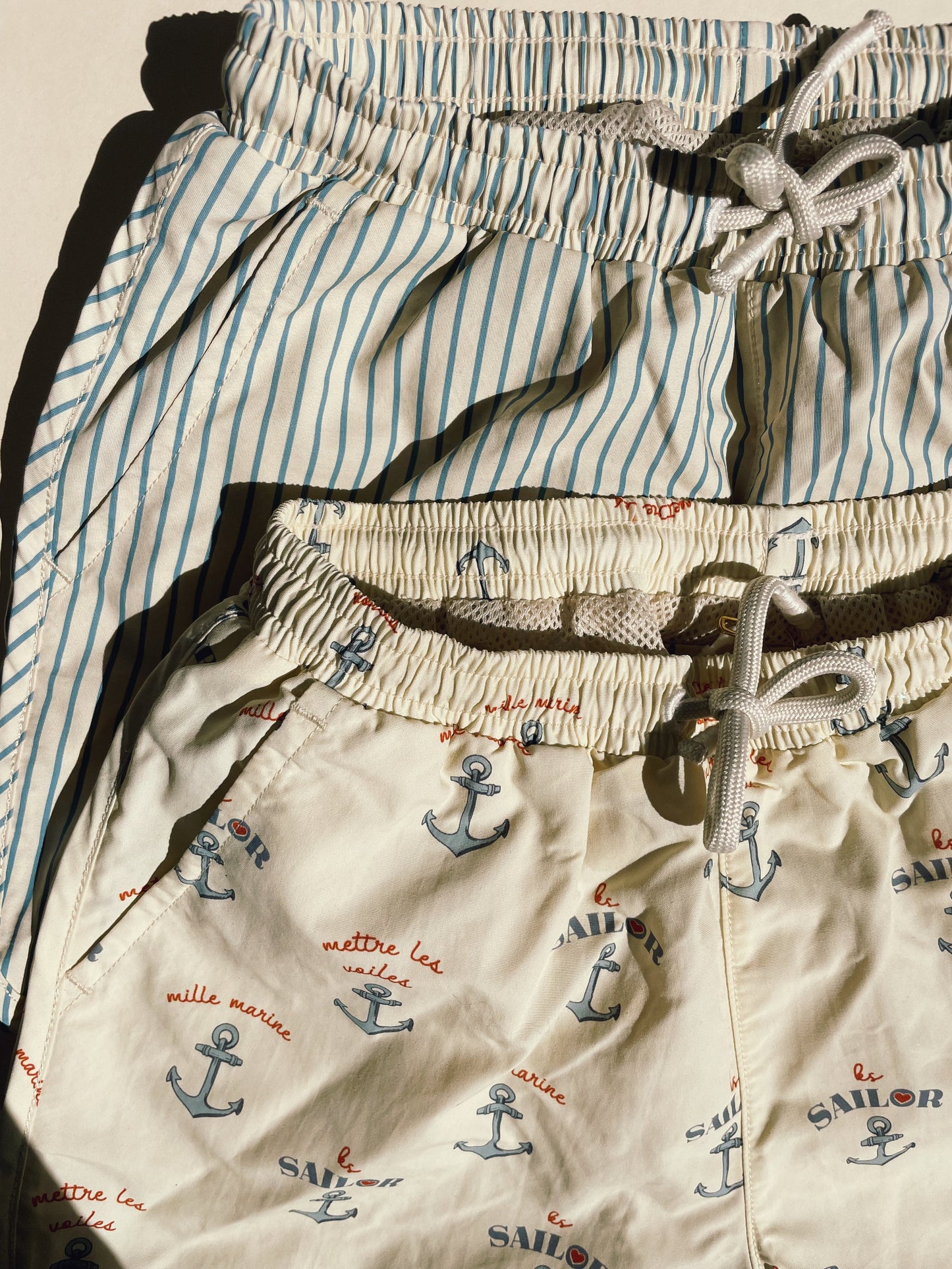Asnou swim shorts - stripe bluie