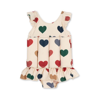 Float frill swimsuit - bon coeur coloré