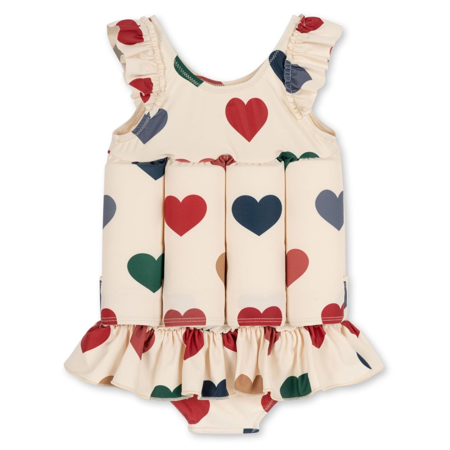 Float frill swimsuit - bon coeur coloré