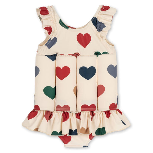 Float frill swimsuit - bon coeur coloré