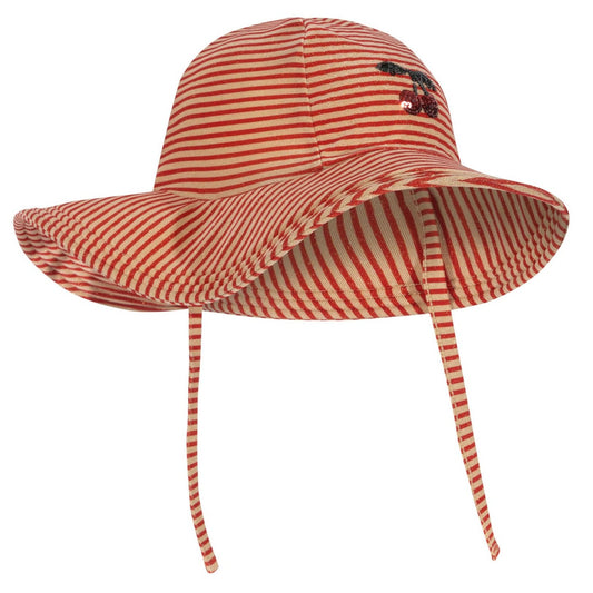 Jade swim hat - glitter stripe