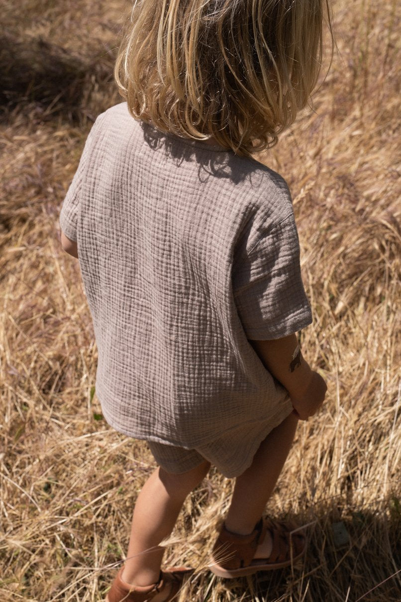 Olive ss shirt - pure cashmere