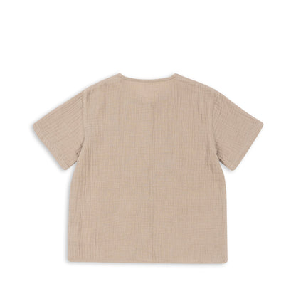 Olive ss shirt - pure cashmere
