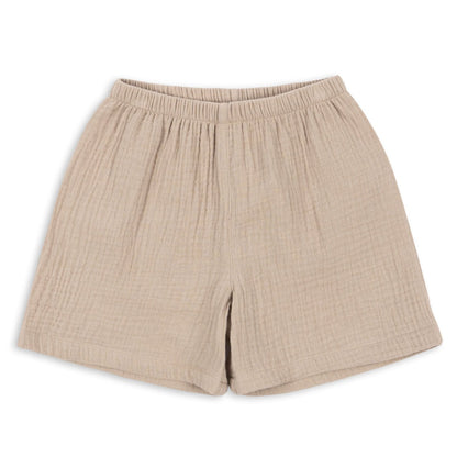 Olive shorts - pure cashmere