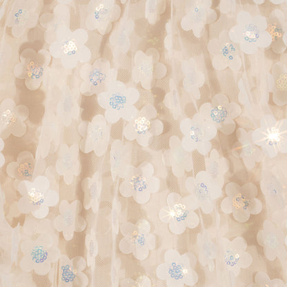 Sally dress - pearled ivory