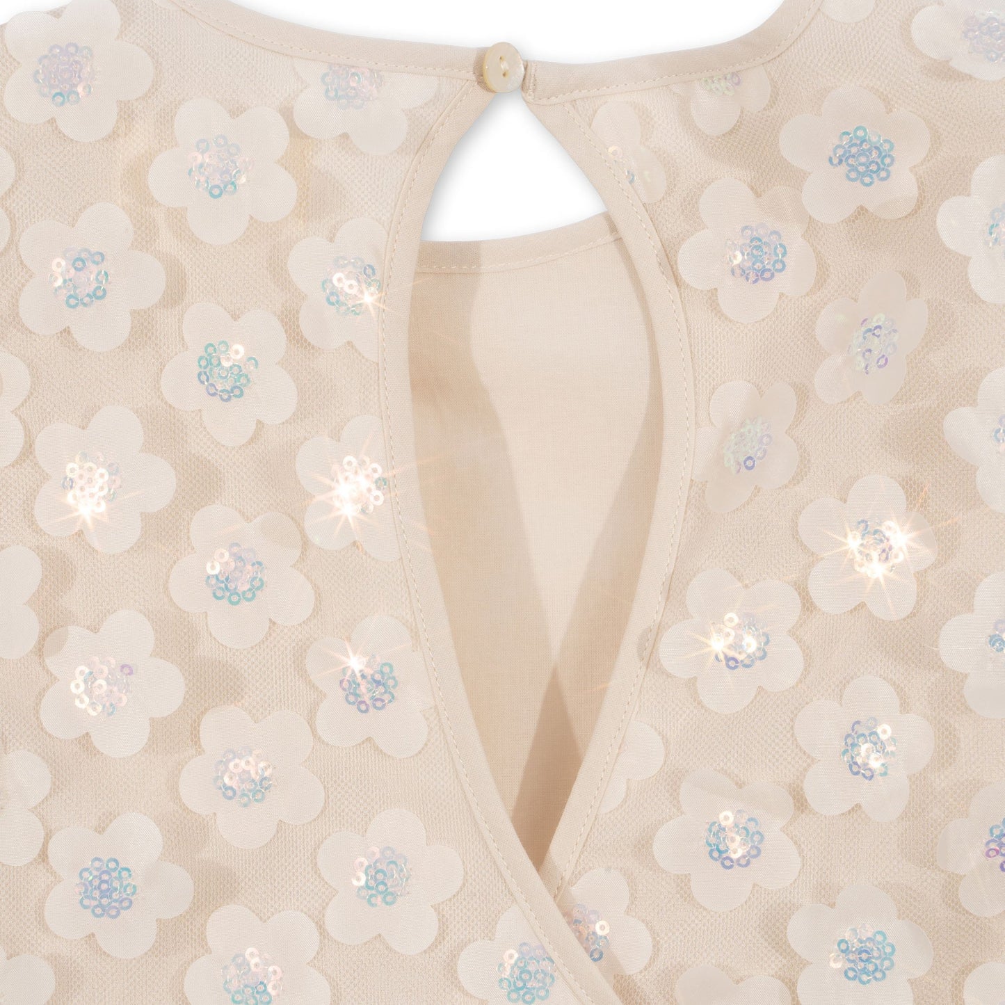 Sally dress - pearled ivory